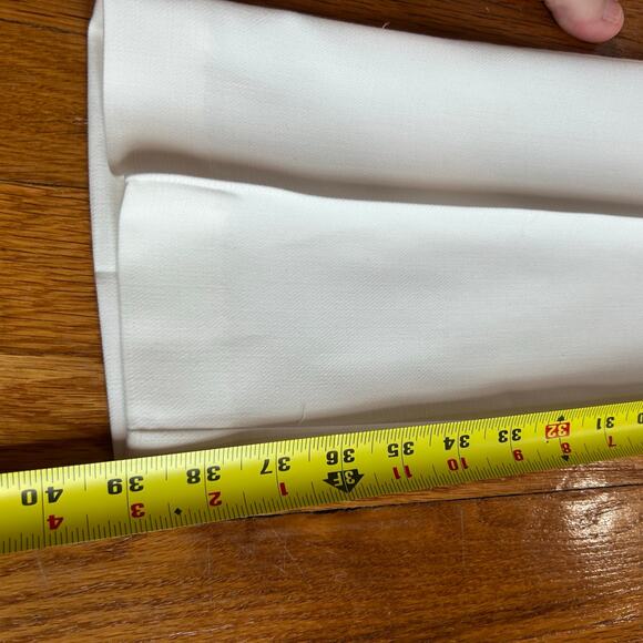 Ann Taylor Loft Marisa Straight Pants White Dress Slacks Size 4 NWT - Picture 11 of 15